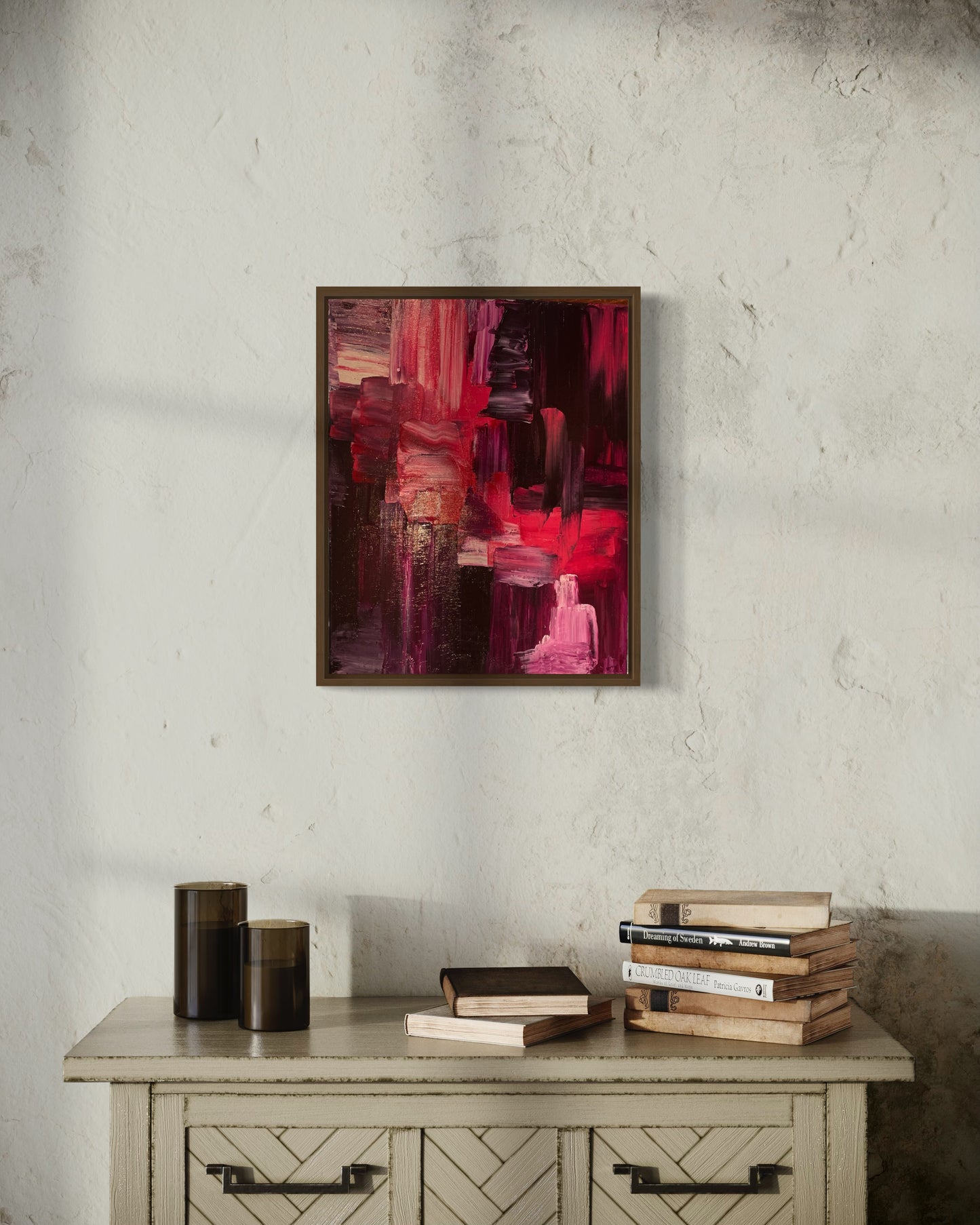 Little Abstractions: Pink Crinkles